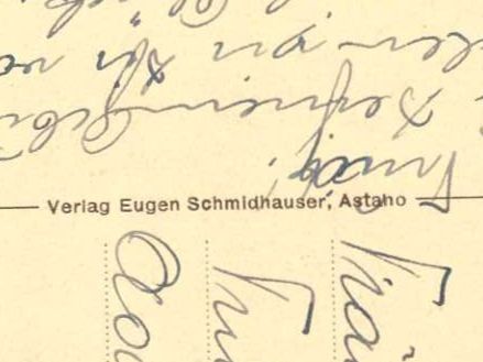 Cartoline postali: Astano Poststelle Telegraph 1931 – Usato da Dallenwil venduto da montem63 1