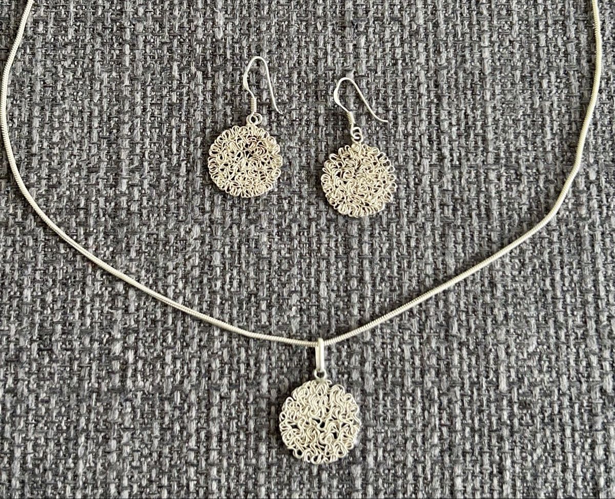 Sonstiger Schmuck: Silber 925 Kette mit Anhänger und Ohrringe Set – Gebraucht aus Gunten von starfish3