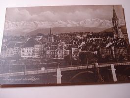 PK Bern und die Alpen, um 1925, ungelaufen
