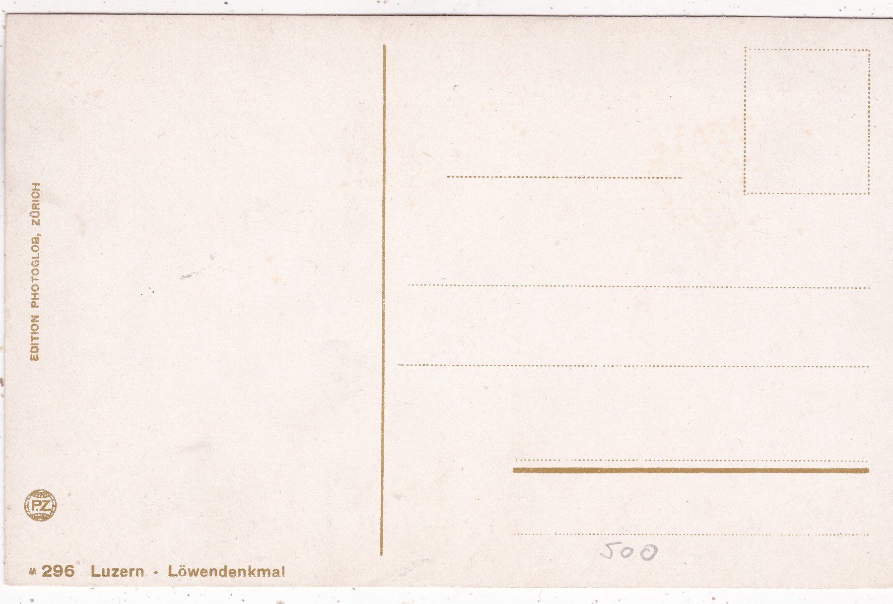 Cartes postales: Luzern Löwendenkmal – D'occasion à Herisau par Lisegrat2008 1