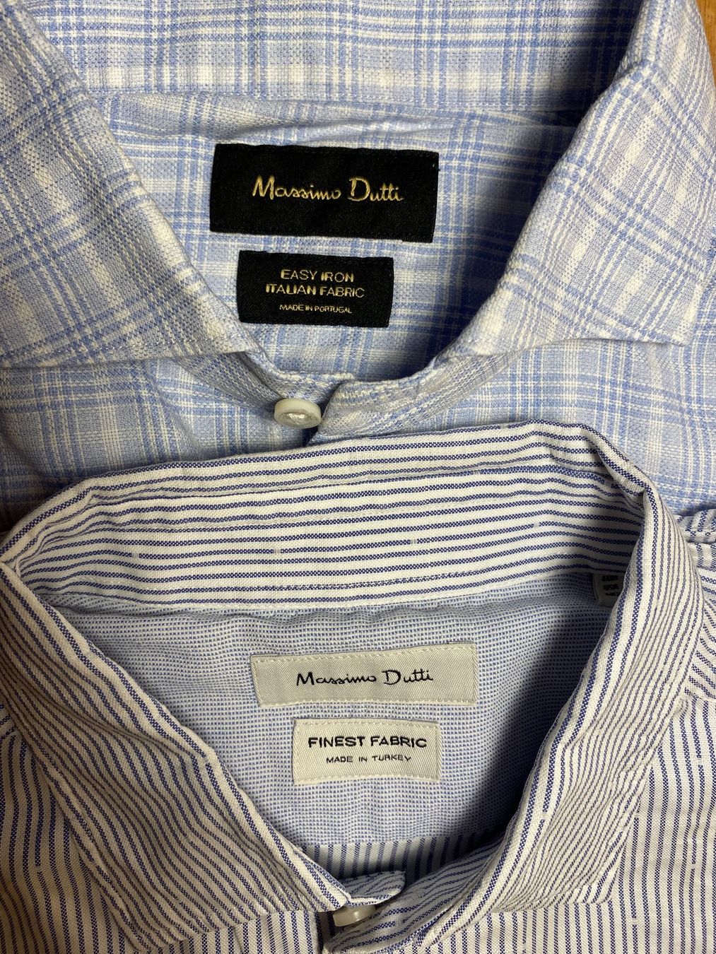Massimo Dutti Camicie: 2 Hemden, Massimo Dutti blau/weiss – Usato da Lausanne venduto da abie01 1