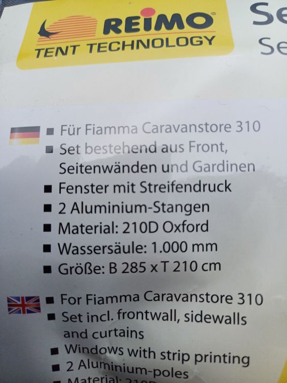 Markisen Vorzelt Fiamma 2
