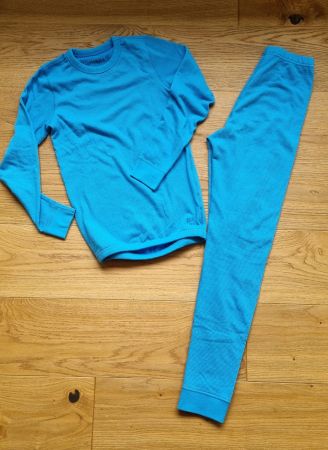 Thermo Unterwäsche Set, Grösse 152, Türkis