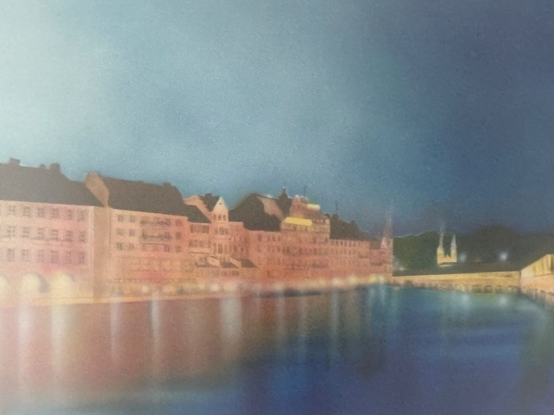 Foto & Immagini: Bild, Lucerne at night – Usato da Kriens venduto da rabe010