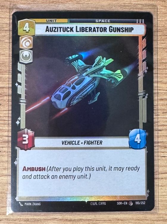 Auzituck Liberator Gunship Star Wars Unlimited Holo | Kaufen auf Ricardo