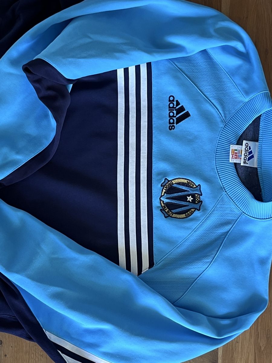 Adidas Maglioni & Felpe: Original Vintage Pullover Olympique Marseille Gr. L – Usato da Gümligen venduto da Knonk