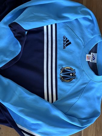 Original Vintage Pullover Olympique Marseille Gr. L