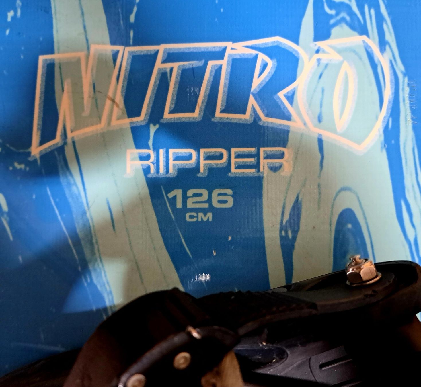 Snowboard Nitro Board: NITRO Ripper Snowboard mit Bindung 126 cm🏂 – Usato da bazenheid venduto da salerno007 6