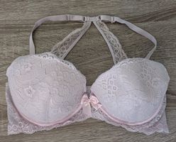 Reggiseno pizzo rosa pallido taglia 85D