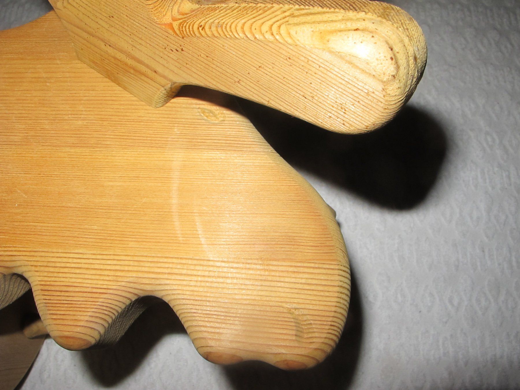 Guardaroba: Garderobe geschnitzt Hirsch Kopf Deko – Usato da Löhningen venduto da Chimae67 5