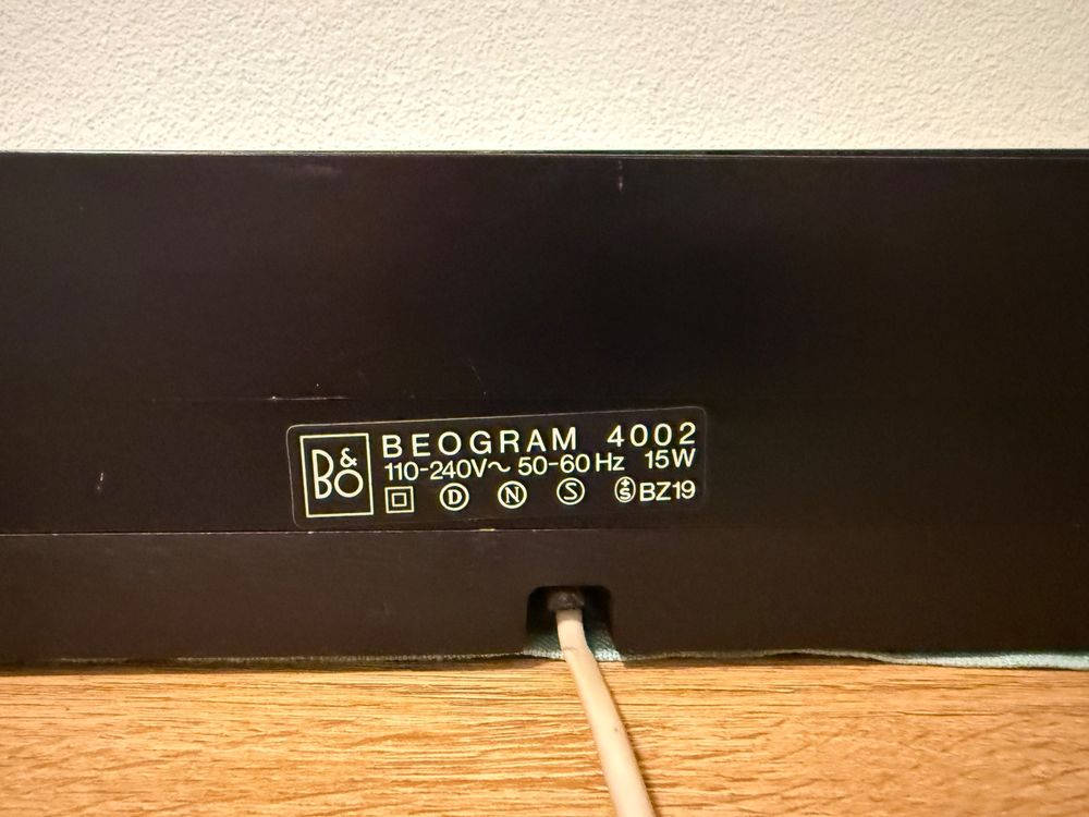 B&O Beogram 4002 (5521) Generalüberholt Top Zustand MMC20S (Gebraucht ...
