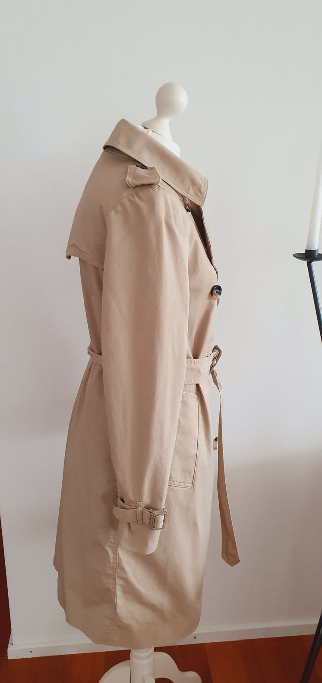 Mango Mäntel: Trenchcoat Mango Gr. 34 beige Baumwolle – Gebraucht aus Stansstad von InStyle8 2