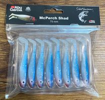 ABU GARCIA Svartzonker McPerch Shad 7,5cm - 8 Stk.