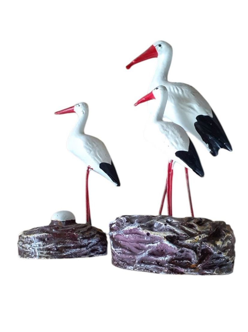 Statuette: Antike Tierfiguren - 2 Störche – Usato da Mörschwil venduto da wunderkiste44