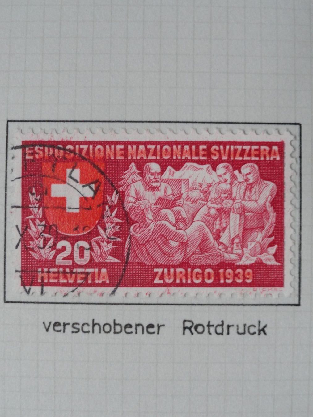 Tutti i francobolli: 1939, CH Landesausstellung mit 3 Abarten – Usato da stäfa venduto da brandy66 3