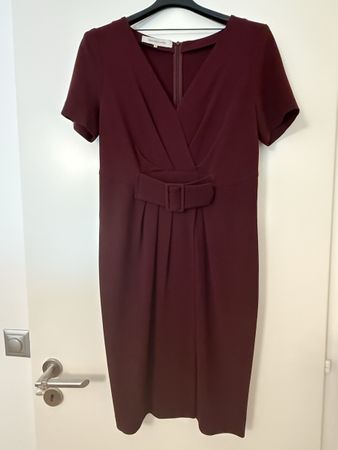 Robe Gerard Darel bordeaux taille 38 avec ceinture portefeui