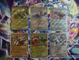 Pokemon Sammelkarten 6er Set guter Zustand