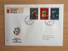 Liechtenstein Ersttagsbrief 7.Juni 1973 Vaduz