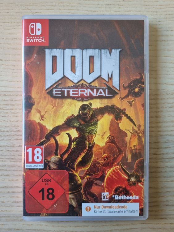 Doom Eternal Nintendo Switch Box (Defekt) in Zug für CHF 2 – mit ...