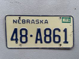 🇺🇸🇺🇸 USA Nummernschild #  NEBRASKA  # 🇺🇸🇺🇸
