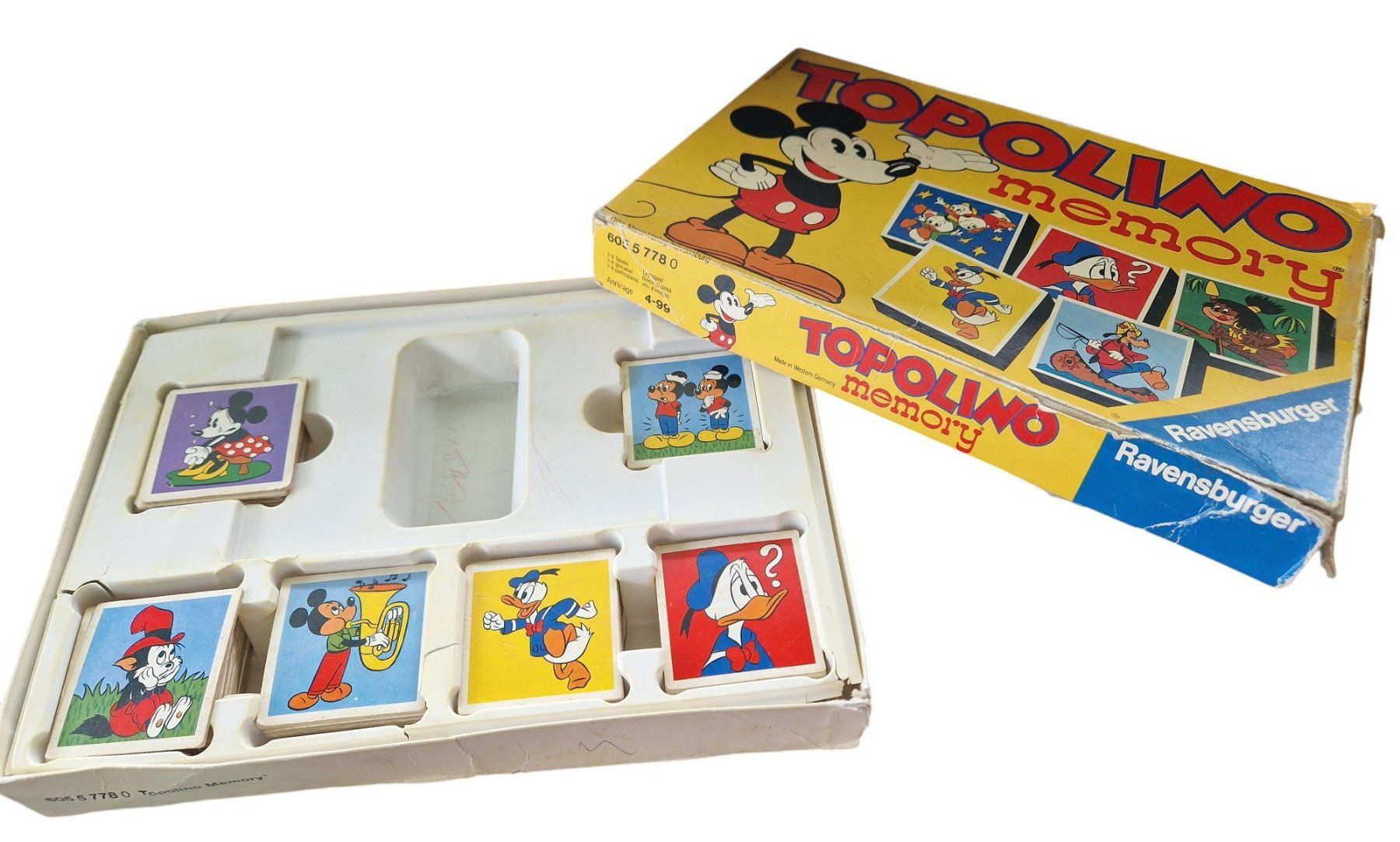 Disney Giochi: Memory Micky Maus Topolino Disney 1980 – Usato da Mörschwil venduto da lindaswunderkiste 1