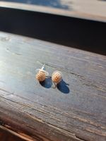 Ohrstecker Swarowski kugelförmig  roségold