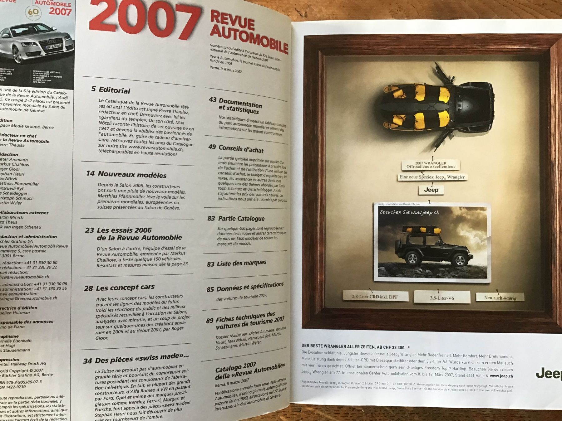 Bücher: Catalogue de la revue automobile 2007 – Gebraucht aus Fully von Ruby97 1