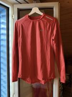 Sportshirt langarm Rot Groesse