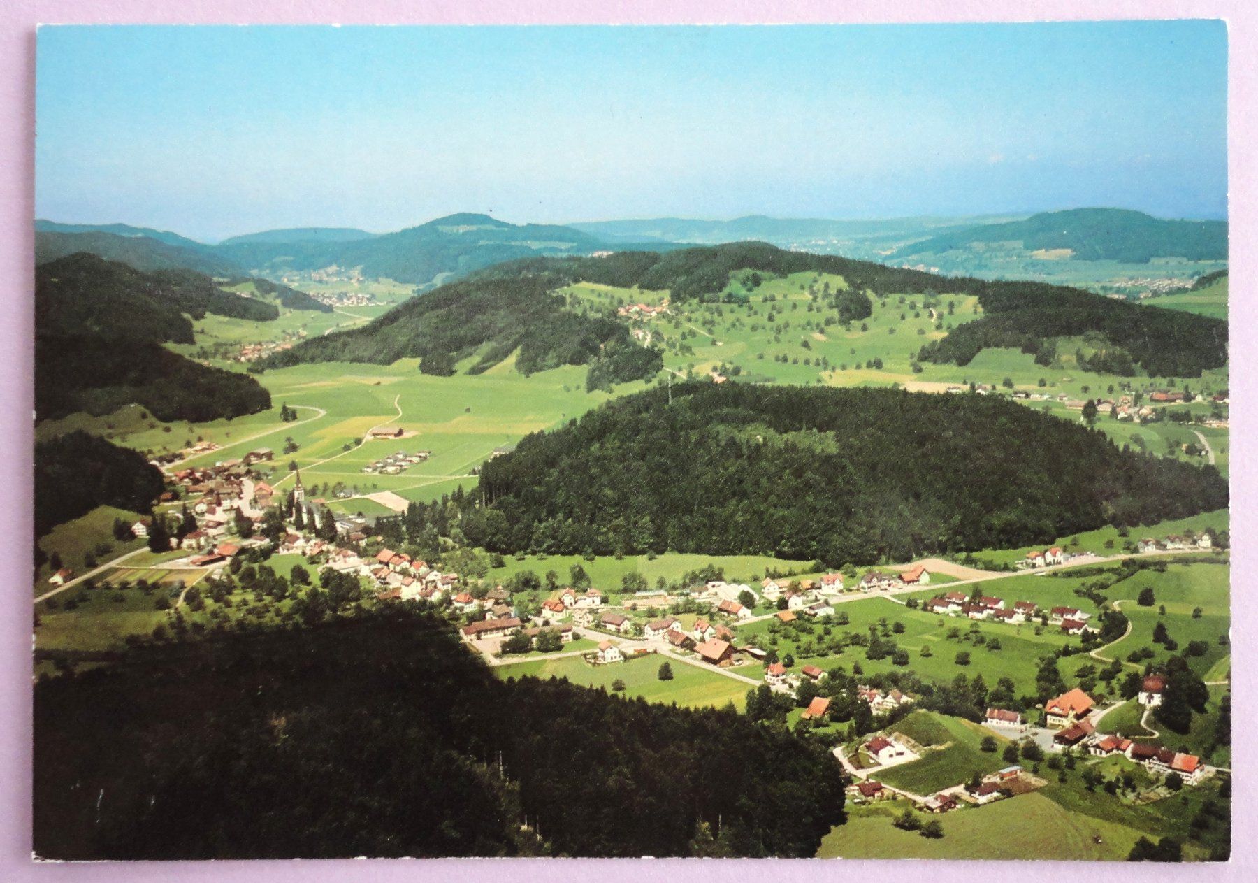Cartoline postali: Flugaufnahme Dussnang TG – Usato da Fétigny venduto da Billy2miny