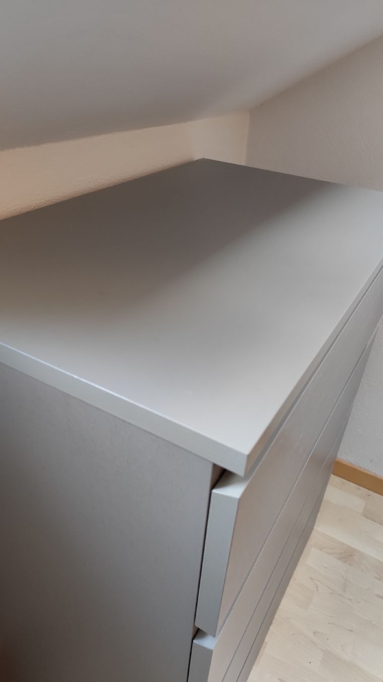 Kommoden: Ikea Kommode "MALM" grau – Gebraucht aus Bern von Meeresalgen 1