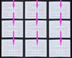 ATM 7x__MISCHTYP 1__ZIFFERN-Vergleich 0110/0220/…/0990 !! **