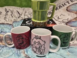 Super Mario Tasse, verschiedene Motive