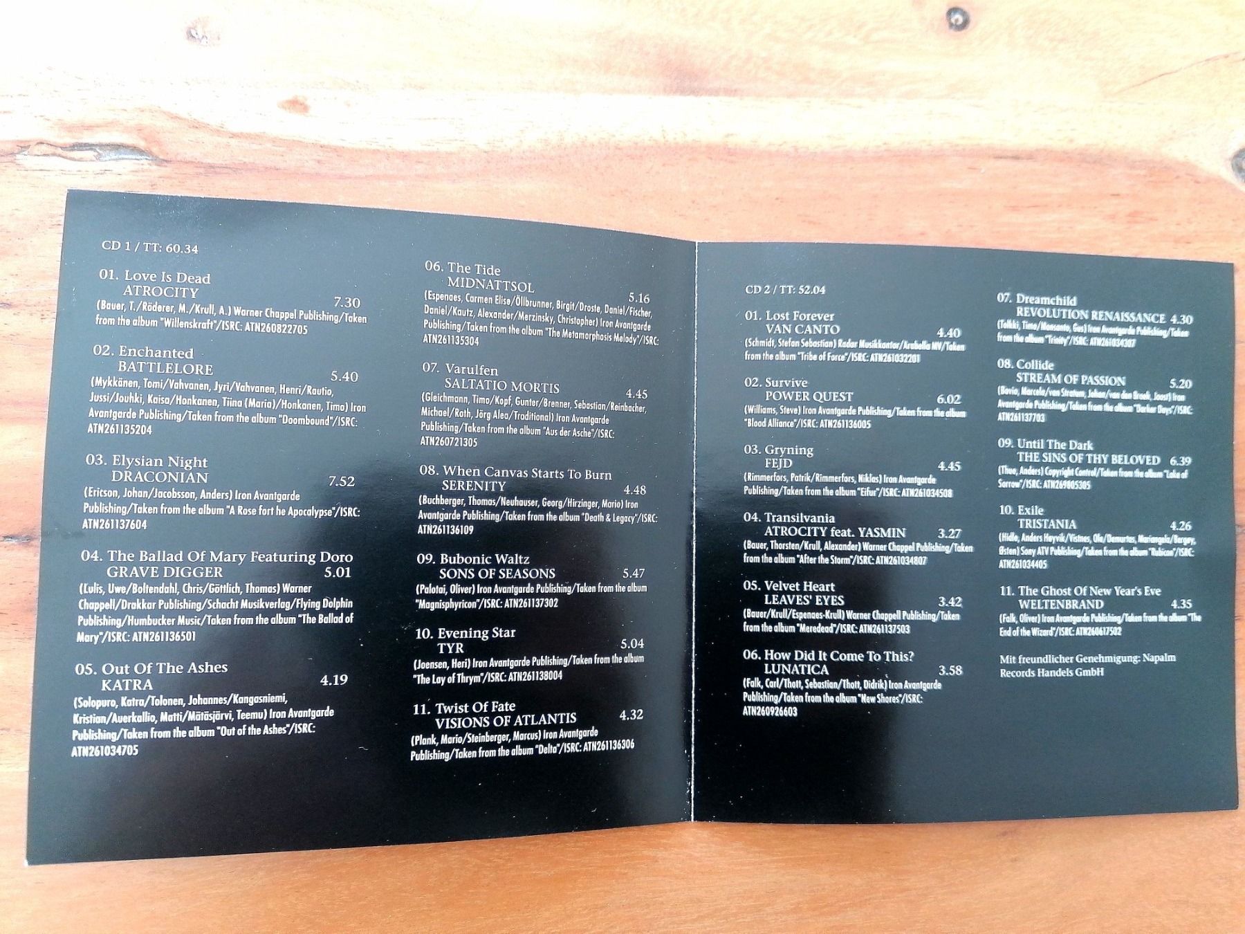CD: Symphonic Metal / Gothic Rock – Usato da Fällanden venduto da Bengel1967 3