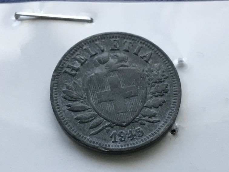 Tutti le monete: 2 Rappen 1945 – Usato da St. Margrethen SG venduto da alfapeugeot10