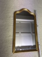 Spiegel Gold  Shabby Chic 47/26cm Handgeschnitzt