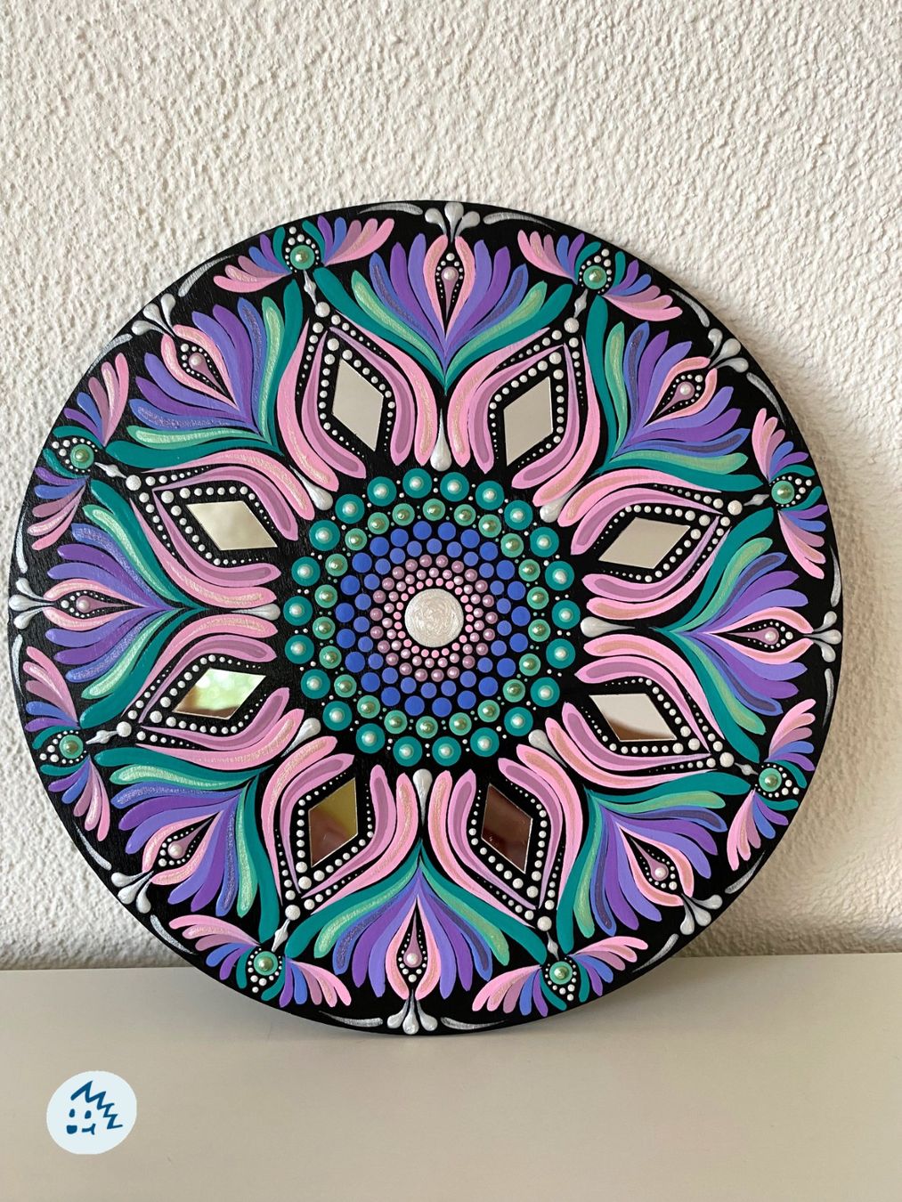 Tutte le decorazioni: Nr. 2 Mandala Magnet Gross, Mandala Bild, Geschenkidee – Nuovo e nell'imballaggio originale da Fanas venduto da Omibia 1