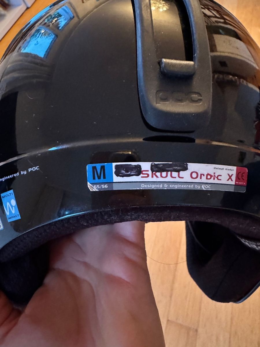 Poc Caschi: POC Skull Orbic X Skihelm Schwarz Signiert – Usato da Gais venduto da milou091 4