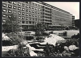 AK Basel, Bürgerspital mit Teichanlage