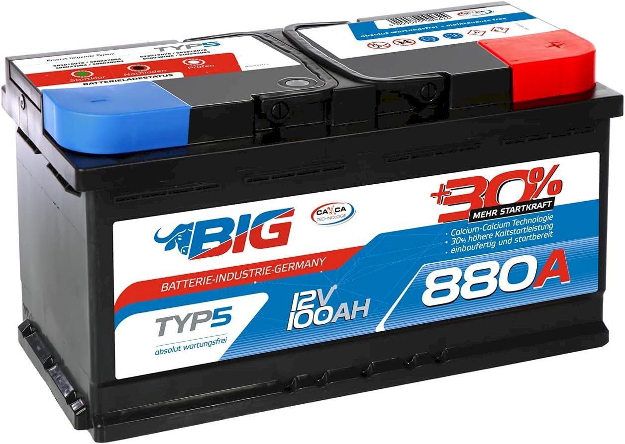 Elektrotechnik: BIG +30% 12V 100Ah Autobatterie – Neu und originalverpackt aus Bottighofen von zaap 2