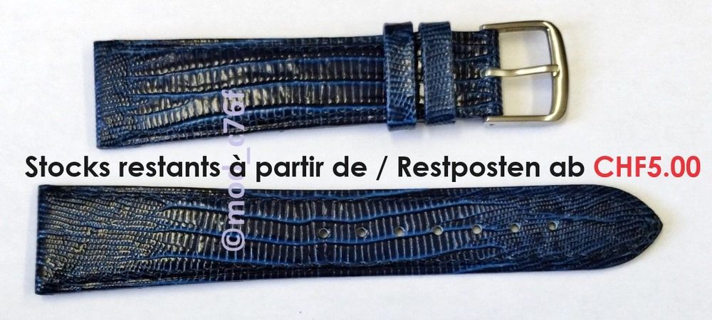 Bracelet De Montre En Cuir Vert 20 Mm - Neuf Avec Étiquettes - Fabriqué En Espagne - Pour Personnaliser Votre Montre