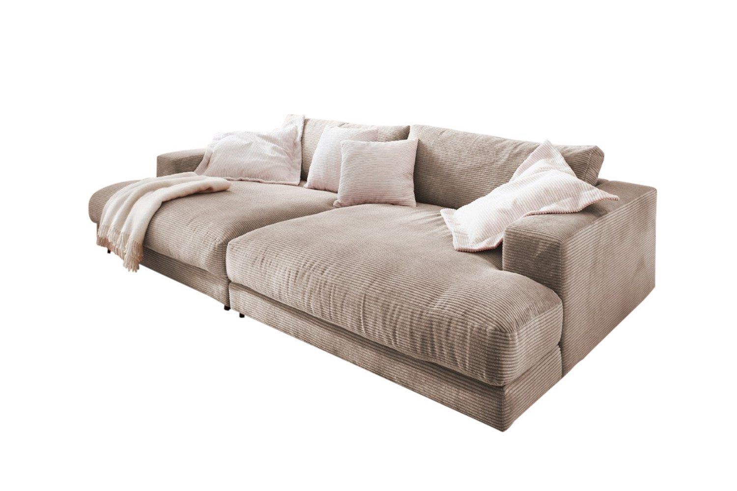 Divani: Big Sofa High End in Cord taupe – Nuovo e nell'imballaggio originale da Bischofszell venduto da deluxe-moebel 3