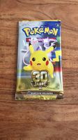 Pokemon 30th Booster Pack mit 5 Karten (1+ Pikachu) ☆