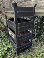 Schäfer Metallbox, Pflanzentopf, mit Spraydose lackierbar