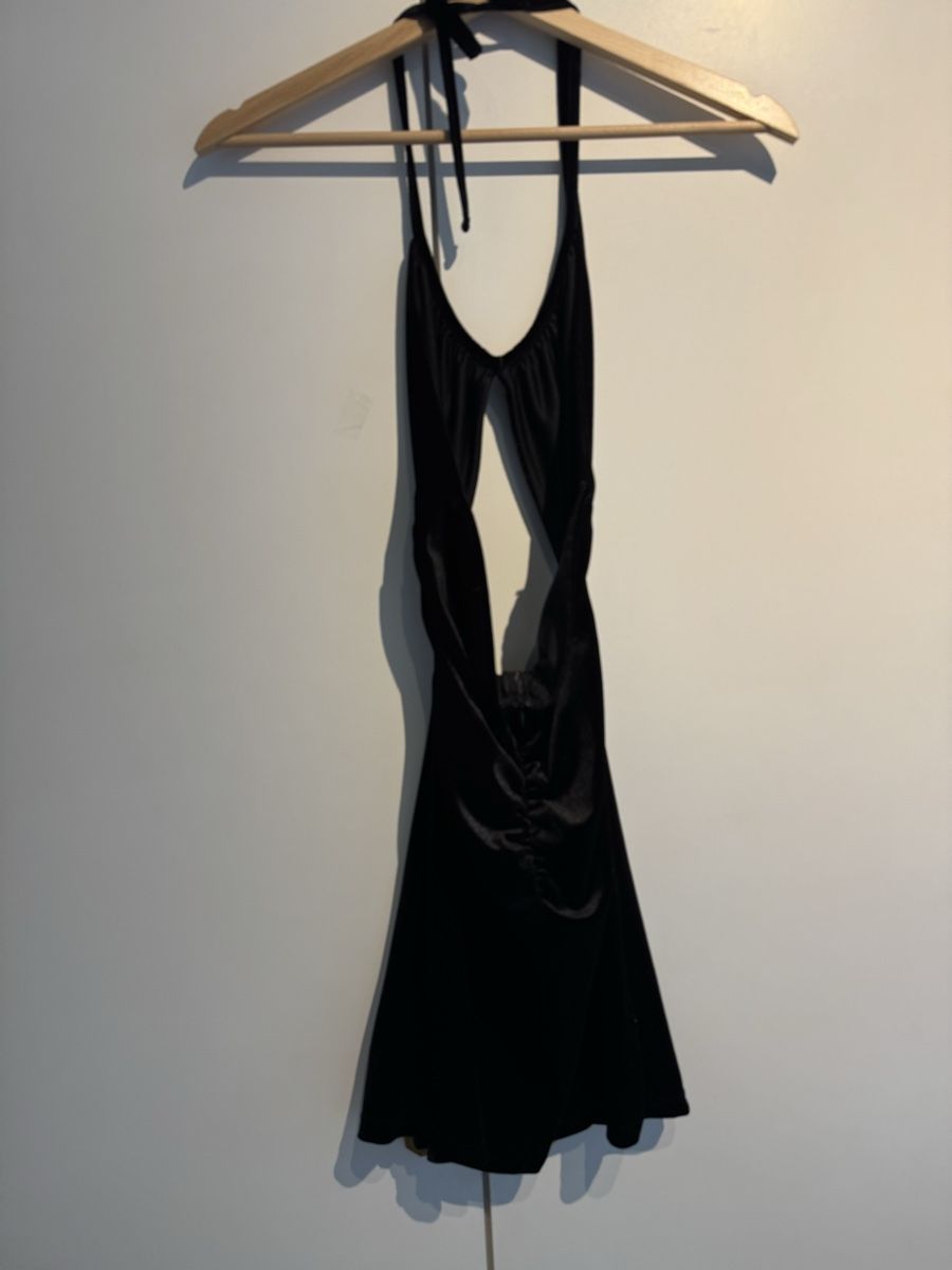 Zara Vestiti: Mini-robe noire Zara en velours - Taille M – Usato da Genève venduto da sar_852v 6