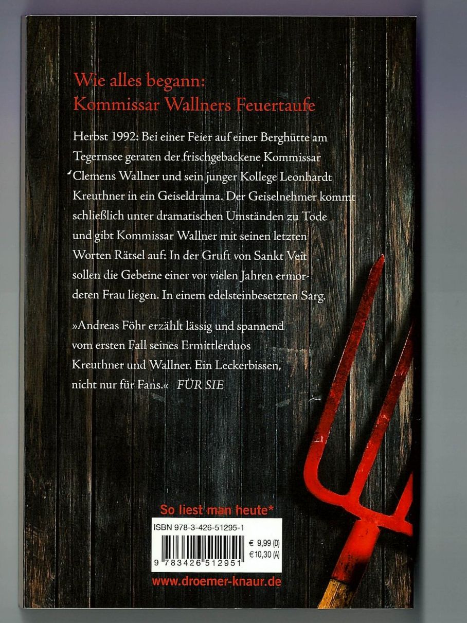 Libri: Andreas Föhr - Totensonntag – Usato da Samstagern venduto da Bladetigi 1