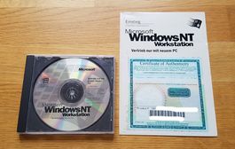 WINDOWS NT4 CD & LIZENZ  |  RARITÄT - VINTAGE - RETRO