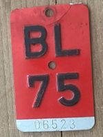 BL 75 - VELONUMMER - FAHRRADSCHILD - PLAQUE DE VELO - BL 75