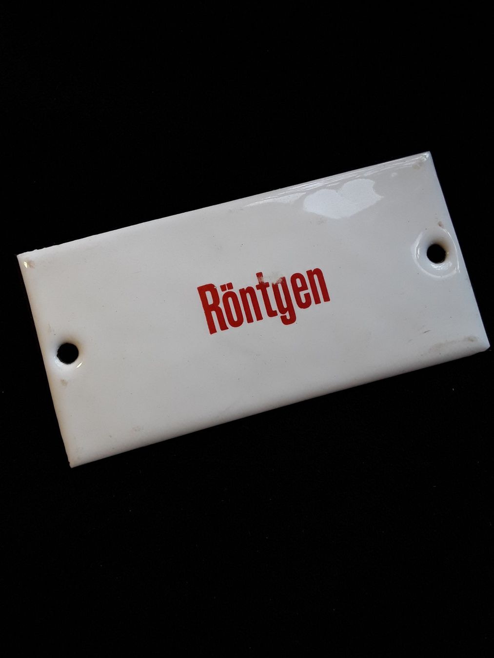 Schilder: Antikes Email Schild "Röntgen" – Gebraucht aus Zürich von philpip 2