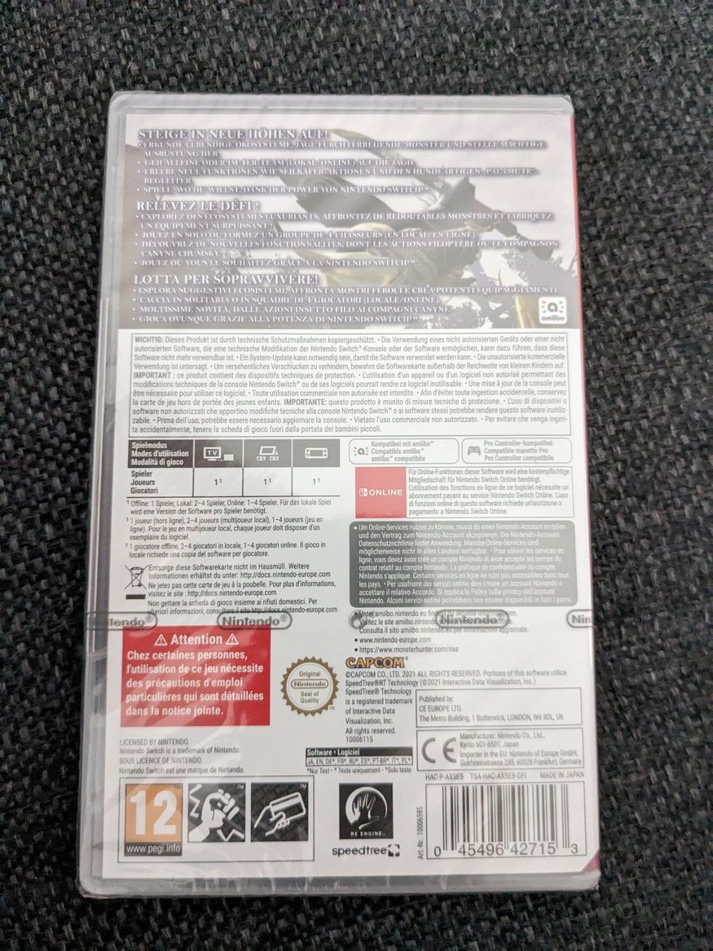 Nintendo Spiele: Monster Hunter Rise - Nintendo Switch -  Game Neu OVP – Neu und originalverpackt aus Hünenberg See von SpecialEditionGaming 1