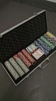 Pokerchip Koffer mit Zubehör neuwertig